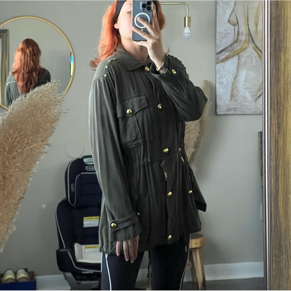 Michael Kors Utility Jacket / Drawstring Jacket - Picture 3 of 8